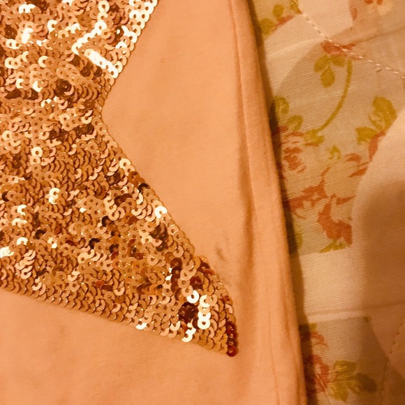 NWT Children’s Place pink glitter sequin top READ - Picture 3 of 8